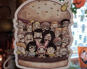Bob's Burgers 4 inch Static Cling