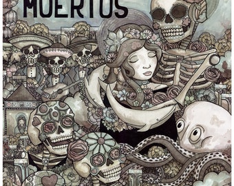 Dia De Los Muertos 11x17 signed print