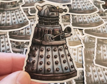 Dalek 3 Inch Vinyl Sticker