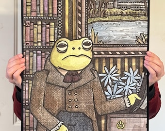 Big 16x20 Signed Gentleman Frog Poster