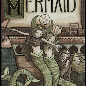 Mermaid Signed 8x10 Print