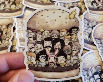 Bob's Burgers 3 Inch Vinyl Sticker