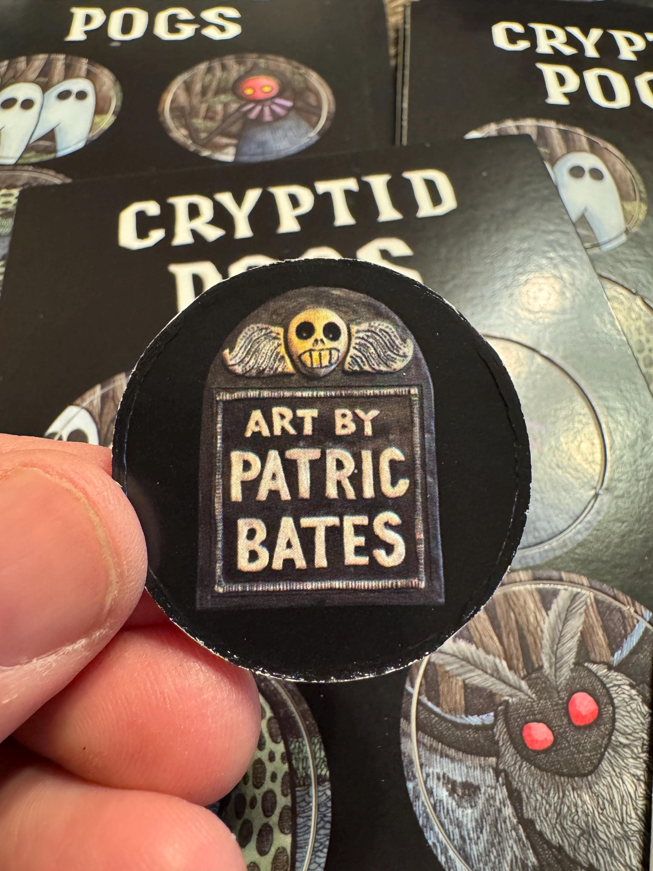 Cryptid Pogs Card of 6 - Etsy