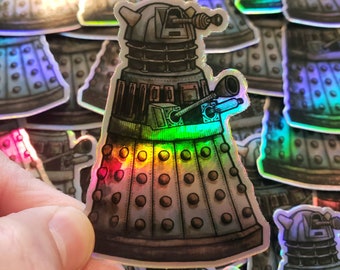 Dalek Holographic 3 Inch Sticker