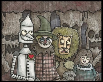 Wizard of Oz Signed 8x10 Print