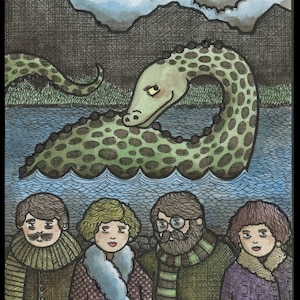 Loch Ness Monster Signed 8x10 print