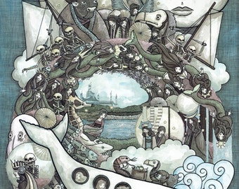 reino 11x17 impresión firmada