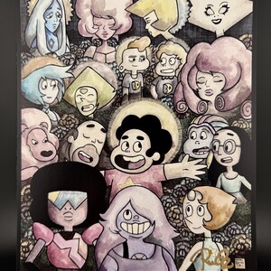 Steven Universe 8x10 signierter Druck