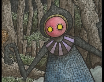 Flatwoods Monster Signed 8x10 Print