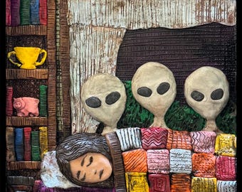 Abduction (clay) Signed 8x10 Print