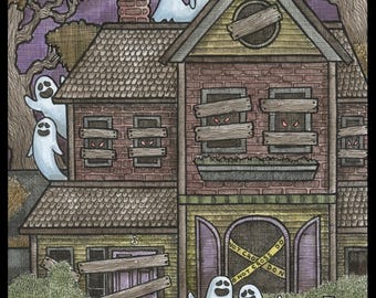 Haunted House 3 8x10 print