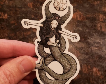 Mermaid 4 Inch Vinyl Sticker