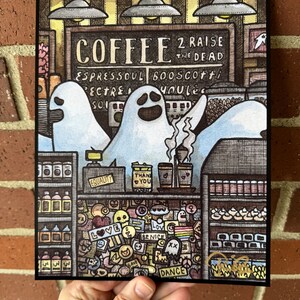 Ghost Coffee Signed 8x10 Print image 2