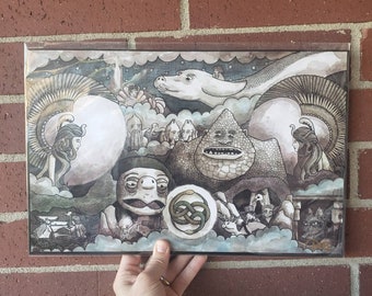 Neverending Story signed 11x17 print