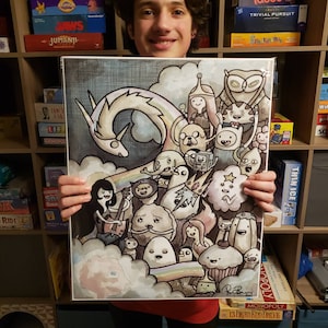Big 16x20 Signed Adventure Time Poster