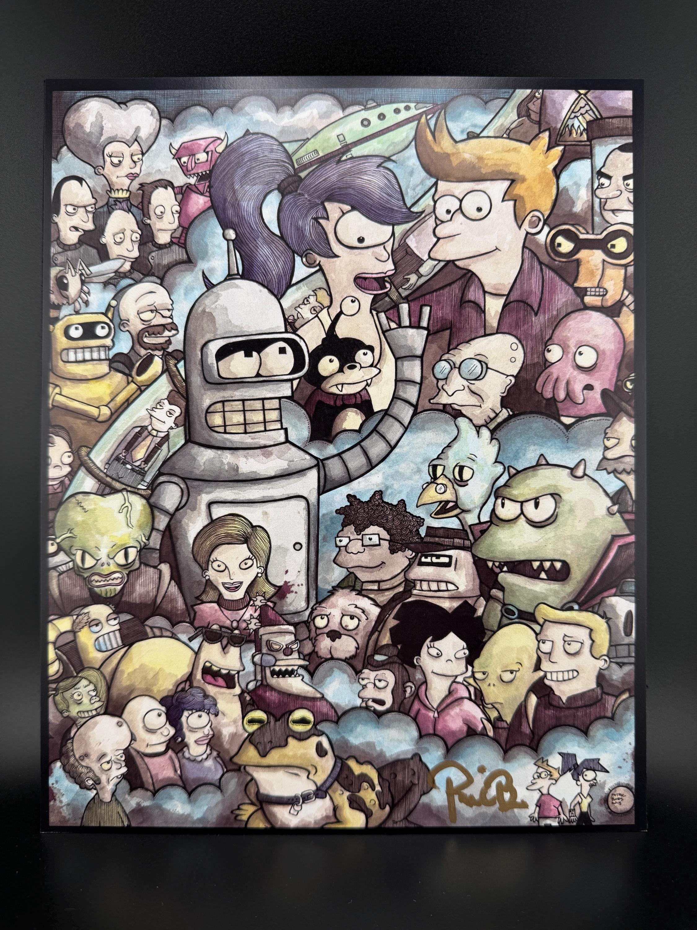 Futurama 8x10 Signed Print - Etsy