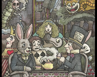 Alice signed 8x8 Print