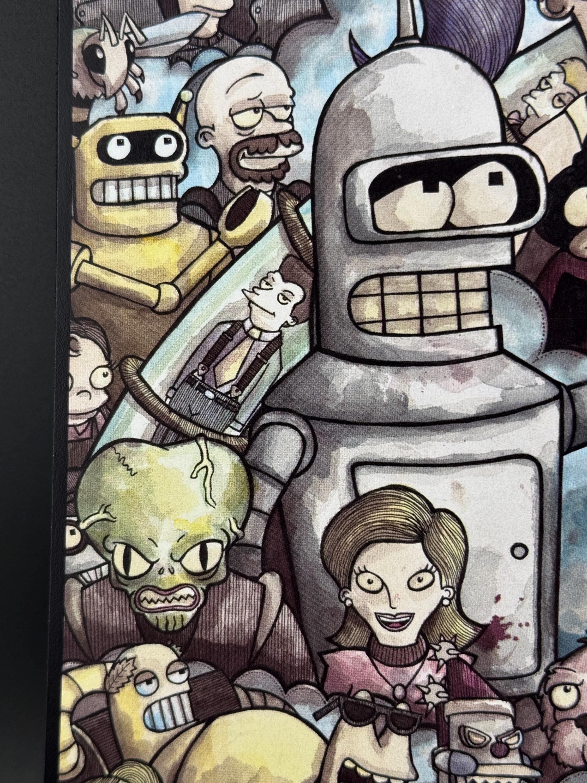 Futurama 8x10 Signed Print - Etsy display picture 1