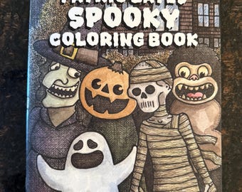Signed  8x10 Spooky Coloring Book