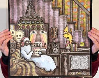 Big 16x16 Ghost Basement Poster