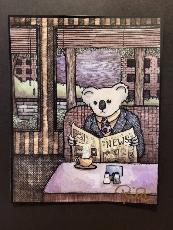 即発送こあら85ページ コアラ新聞サイン入り8x10プリント - Etsy 日本