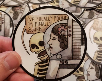 Sound 3 Inch Vinyl Sticker