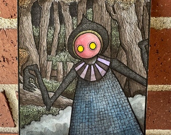 Original Painting - Flatwoods Monster