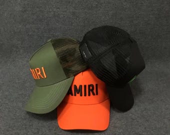 Amiri Core Logo Trucker Cap Adjustable Snapback Unisex Hat