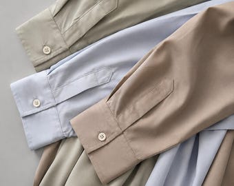 Camisa de mezcla de rayón sin arrugas para mujer