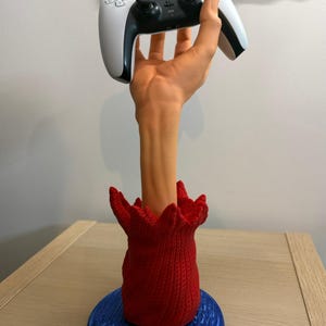 One Piece Luffy's Arm 3D Printed Stand - Display Holder for Controller, Headset, Keychain & Devil Fruit (Gomu Gomu no Mi)