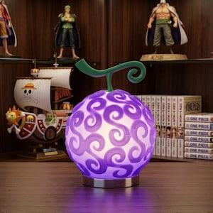 Lampada Gomu Gomu no Mi Devil Fruit - ispirata all'anime