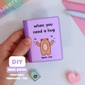 Printable Card Gift, DIY Gift Template, Cute Gift for Friend or Girlfriend, Small Gift Idea, Long Distance Gift, Digital Download product logo