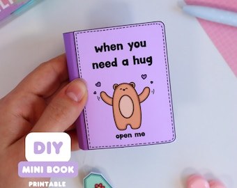 Biglietto regalo stampabile, modello regalo fai da te, regalo carino per amica o fidanzata, piccola idea regalo, regalo a distanza, download digitale