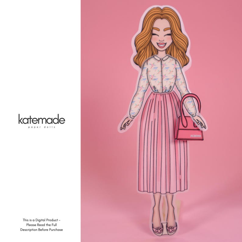 Printable Paper Dolls Dress up Set | Digital Download | Creative Kids ...