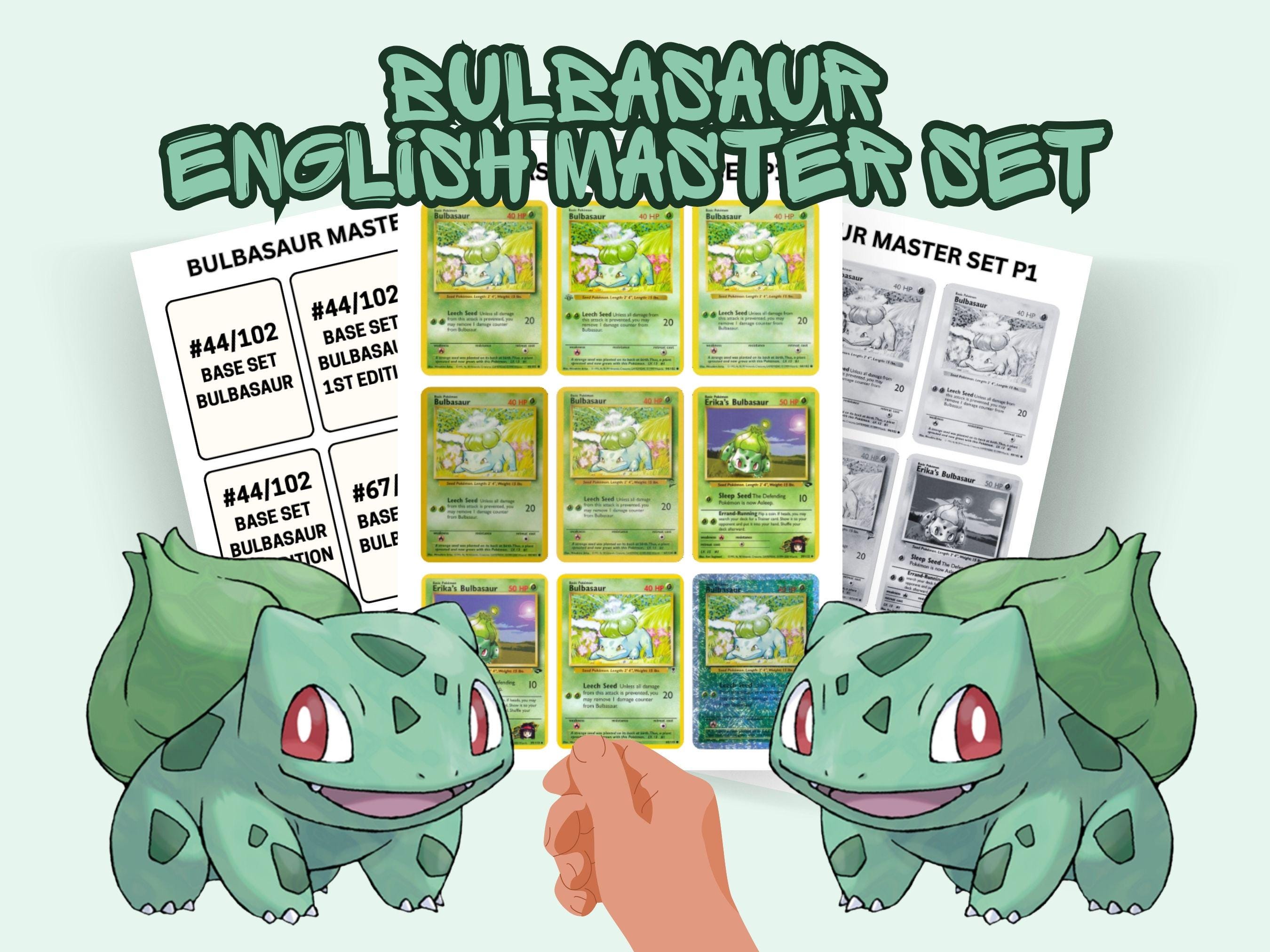 Bulbasaur Card Binder - Etsy
