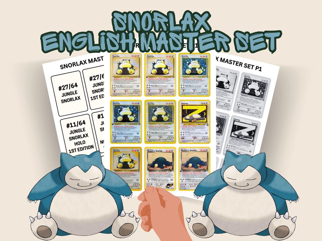 snorlax card sleeves Pokmon & Munchlax Accessories UltraPRO Please kindly verify with your customs if you have any concerns 2015 Tomokazu Snorlax Individual Card