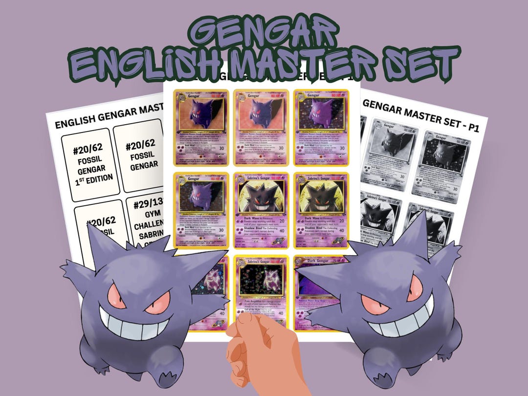 gengar pokemon card set Shop Traditional Chinese MEGA Starter Mega EX  TCGHOBBY If heads English Gengar Master Set Placeholders/fillers