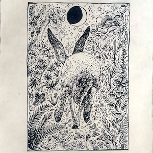 Fox-Eye View - 2nd Edition Relief Print