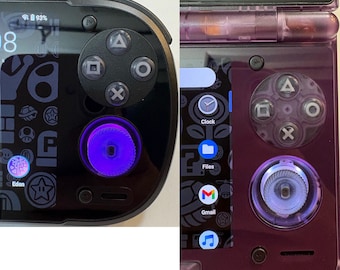AYN Thor PlayStation Buttons | Smoky Transparent Black