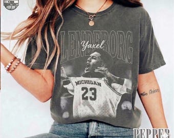 Yaxel Lendeborg Vintage Black and White 90s Styles Shirt