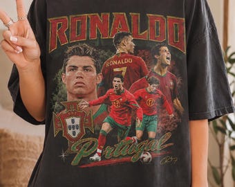 Litmited Cristiano Ronaldo Portugal Soccer 2026 Vintage 90s Styles T-Shirt