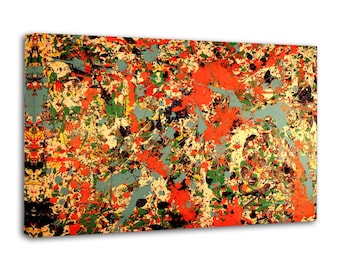 Autumn Rhythm Jackson Pollock Canvas Print: Abstract Expressionist Wall Art Poster