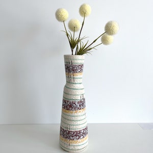 Mid Century West German Lava Glaze Vase Bay Keramik 651