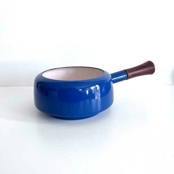 Dansk Kobenstyle Blue Enamel Sauce Pan Fondue Pot Jens Quistgaard