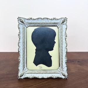 Framed Silhouette Portrait of a Boy