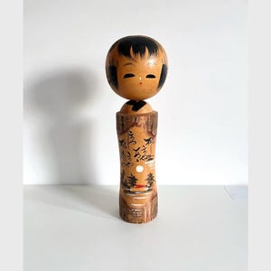 Vintage Kokeshi Doll Japanese Folk Art