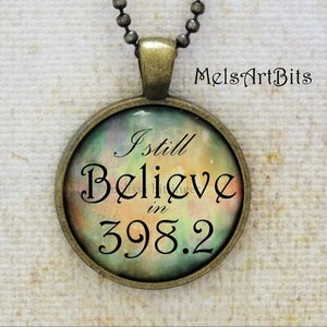 Fairy Tales 398.2 Library Pendant Necklace: Antique Gold Folklore Jewelry
