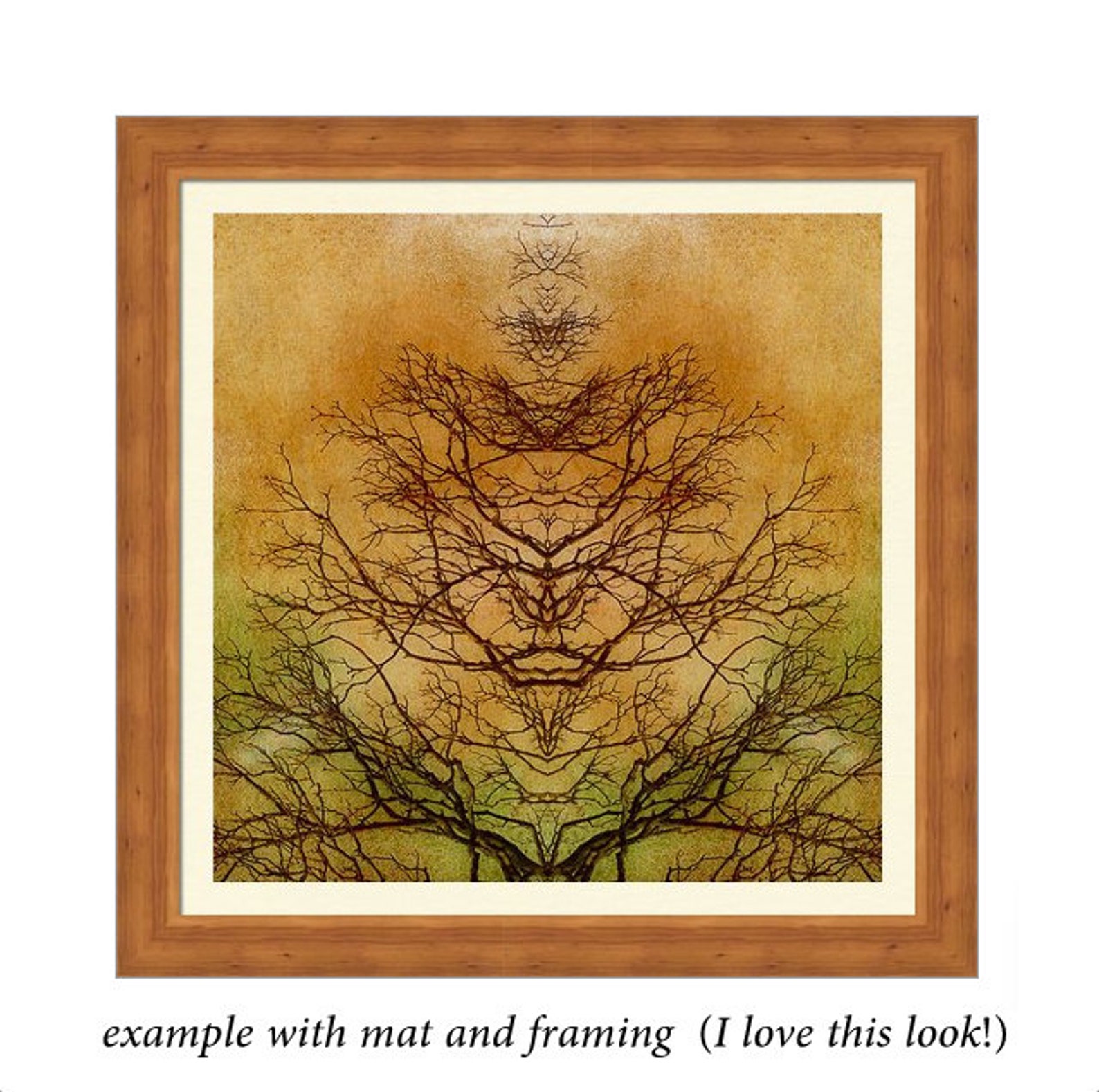 Tree of Life Abstract Mirror Image Rorschach Inkblot Tree - Etsy