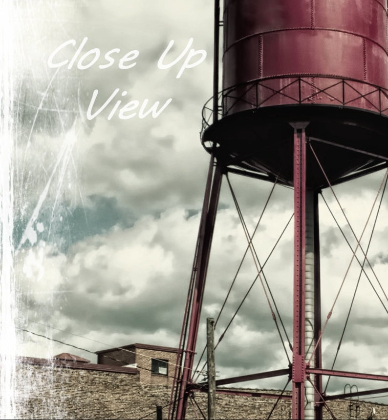 Historic Vintage Water Tower Revolution Mill Cone Mills Etsy