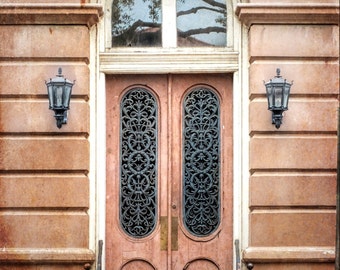 Charleston South Carolina Door and Window Transom Historic Building East Bay and Broad Sts Fine Art Photo Print or Gallery Wrap Canvas